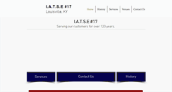 Desktop Screenshot of iatse17.org